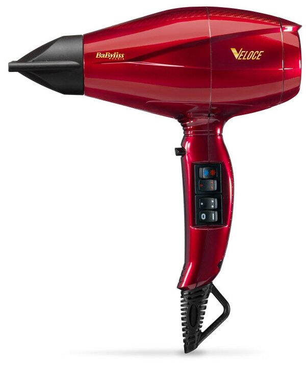 Фен Babyliss 6750-DE, красный/черный